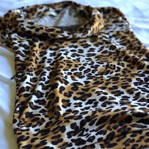 Animal print top